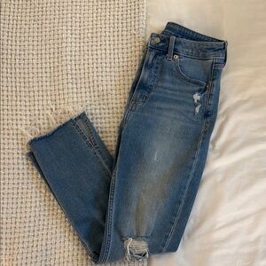 GAP vintage slim sky high jeans with washwell